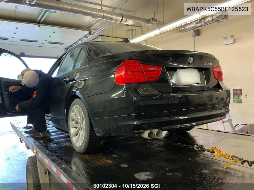 2011 BMW 3ER VIN WBAPK5C55BF125523 — фото 3