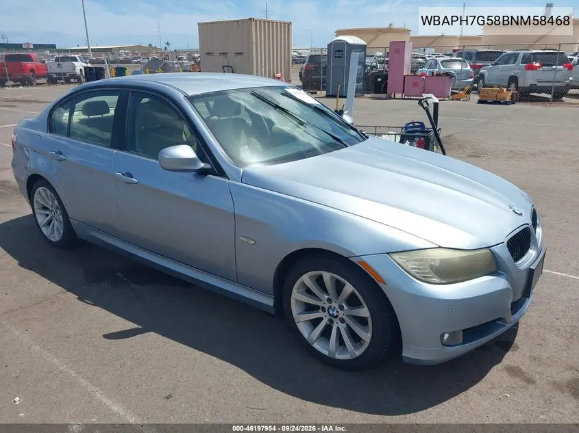 2011 BMW 3ER VIN WBAPH7G58BNM58468 — фото 2