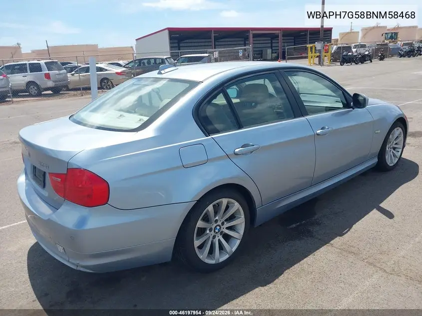 2011 BMW 3ER VIN WBAPH7G58BNM58468 — фото 4
