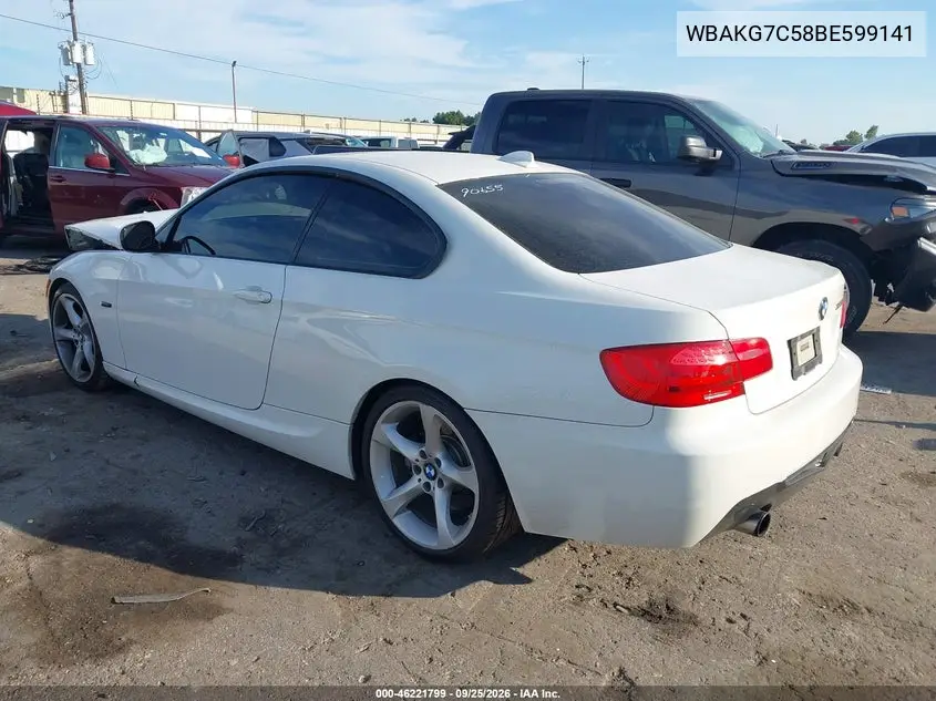 2011 BMW 3ER VIN WBAKG7C58BE599141 — фото 3
