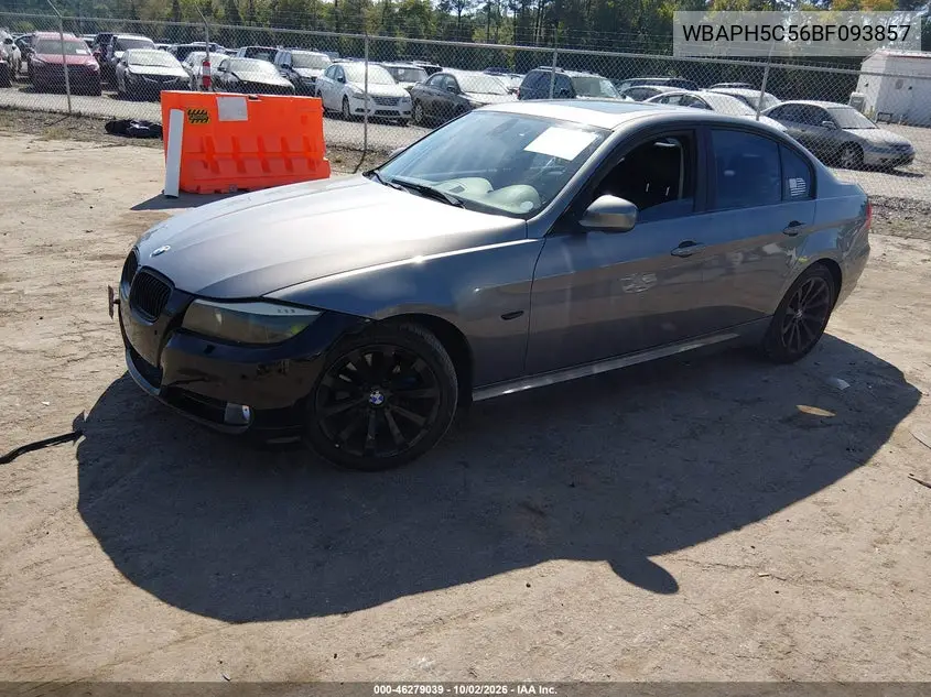 2011 BMW 3ER VIN WBAPH5C56BF093857 — фото 2