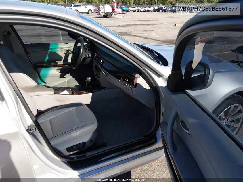2011 BMW 3ER VIN WBAPH7C59BE851577 — фото 5