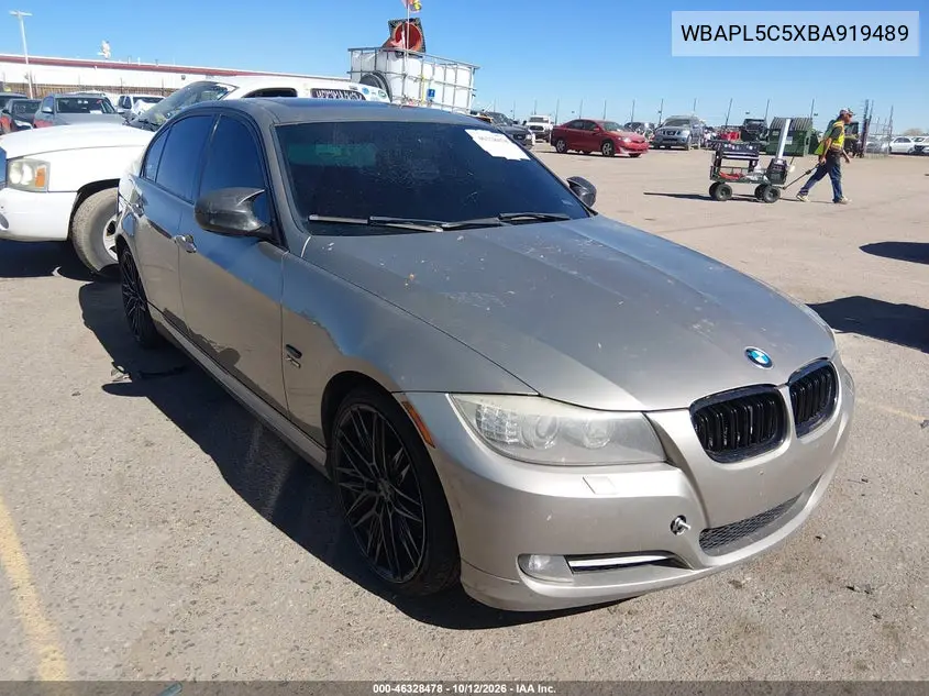 BMW 3ER 2011, VIN WBAPL5C5XBA919489