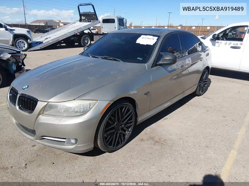 2011 BMW 3ER VIN WBAPL5C5XBA919489 — фото 2
