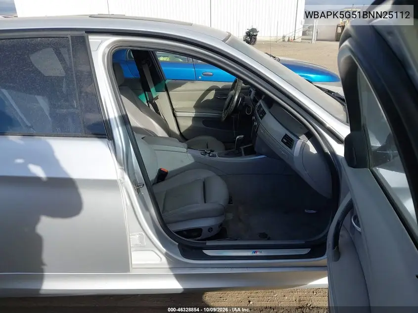 2011 BMW 3ER VIN WBAPK5G51BNN25112 — фото 5