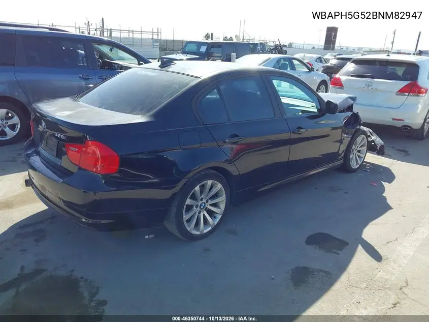2011 BMW 3ER VIN WBAPH5G52BNM82947 — фото 4