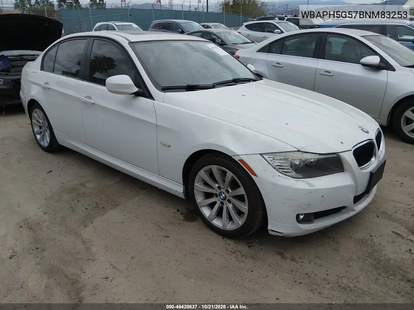 BMW 3ER 2011, VIN WBAPH5G57BNM83253