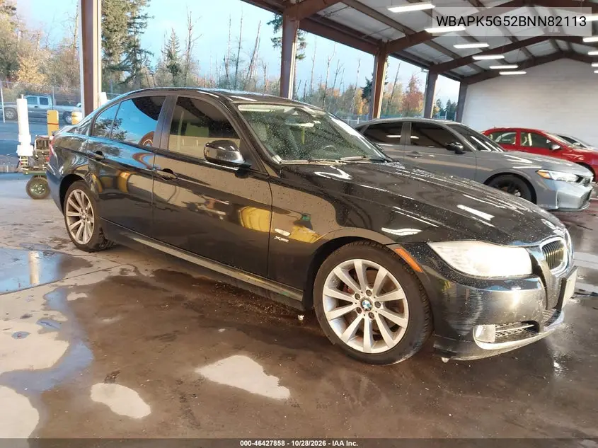 BMW 3ER 2011, VIN WBAPK5G52BNN82113