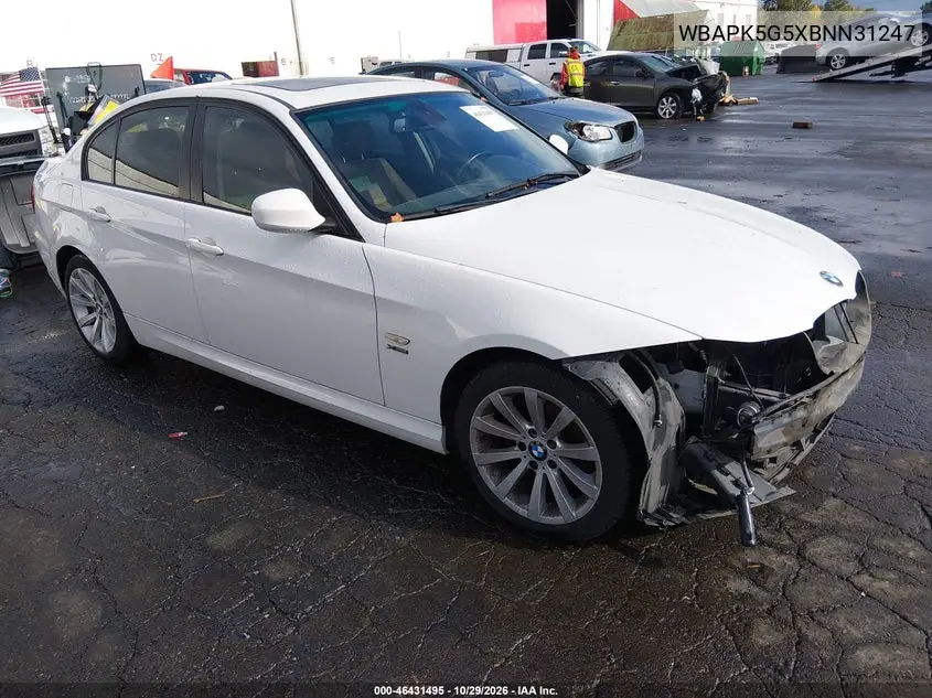 BMW 3ER 2011, VIN WBAPK5G5XBNN31247