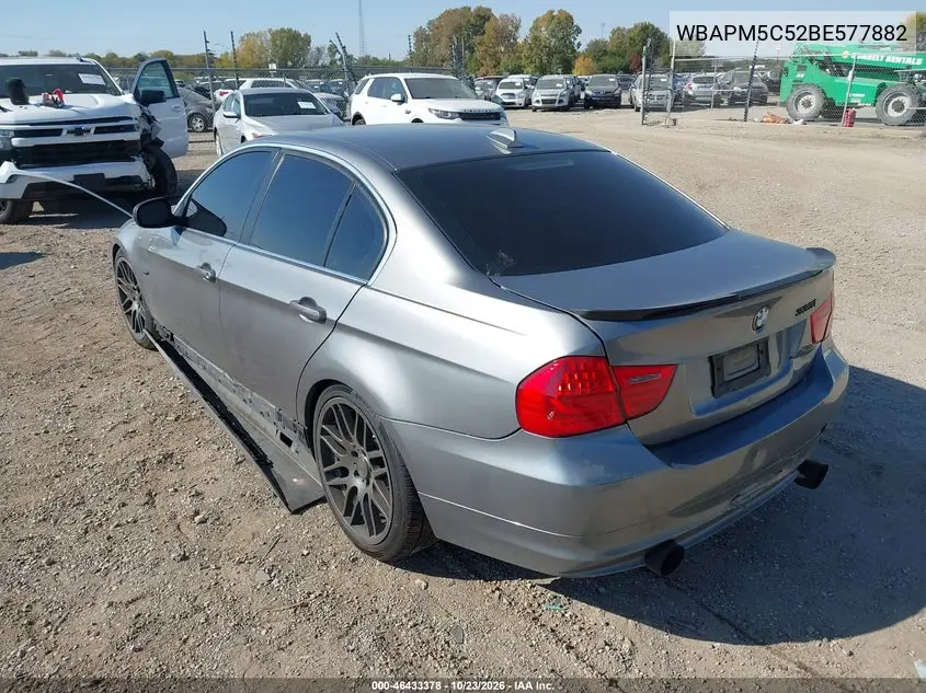 2011 BMW 3ER VIN WBAPM5C52BE577882 — фото 3