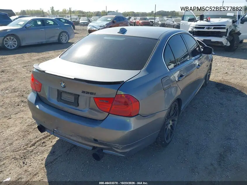 2011 BMW 3ER VIN WBAPM5C52BE577882 — фото 4