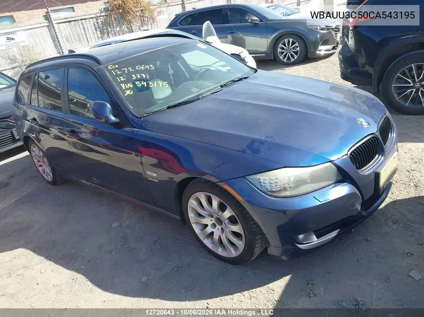 BMW 3ER 2012, VIN WBAUU3C50CA543195