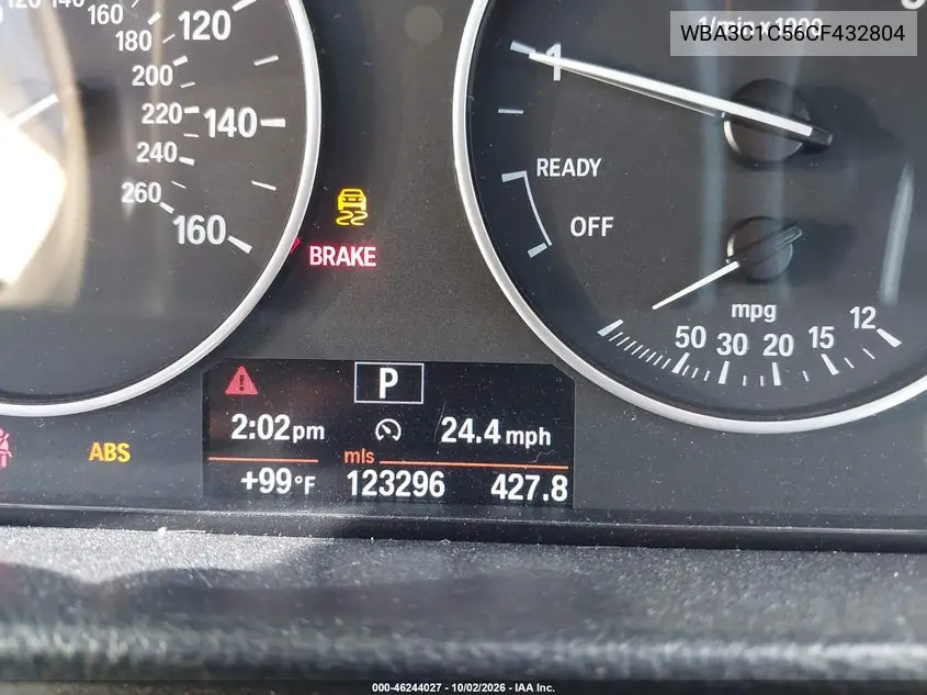 2012 BMW 3ER VIN WBA3C1C56CF432804 — фото 16
