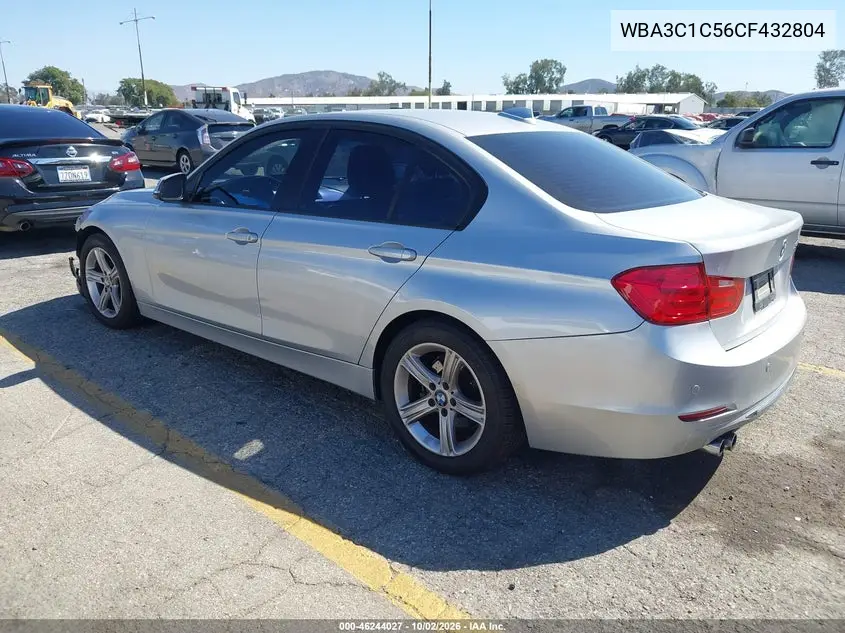 2012 BMW 3ER VIN WBA3C1C56CF432804 — фото 3