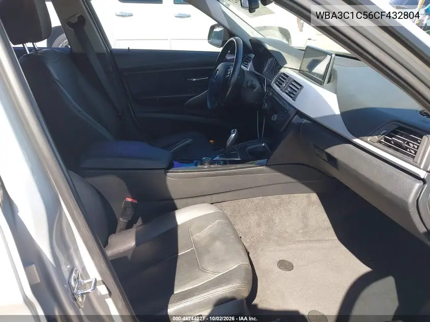 2012 BMW 3ER VIN WBA3C1C56CF432804 — фото 5