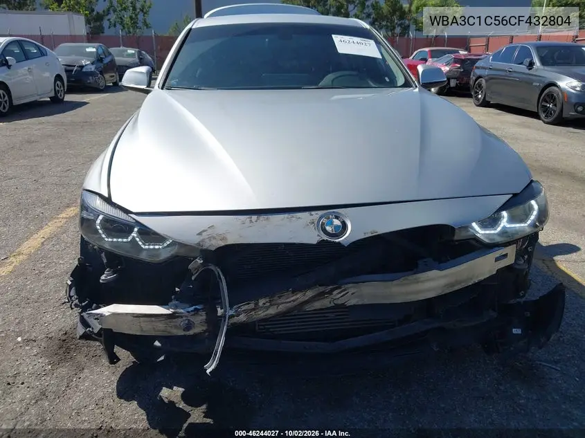 2012 BMW 3ER VIN WBA3C1C56CF432804 — фото 6