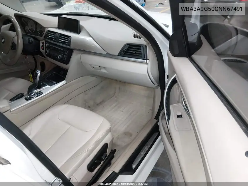 2012 BMW 3ER VIN WBA3A9G50CNN67491 — фото 5
