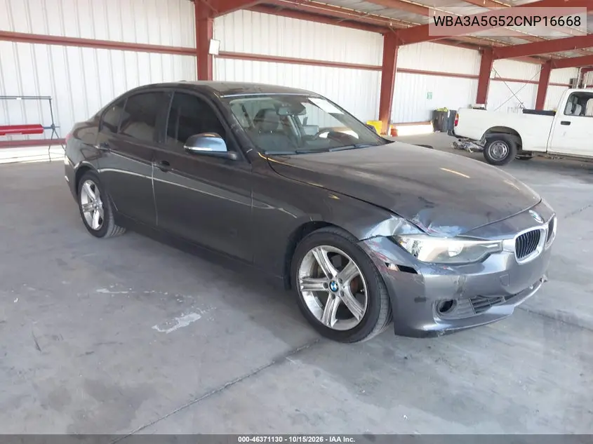 BMW 3ER 2012, VIN WBA3A5G52CNP16668