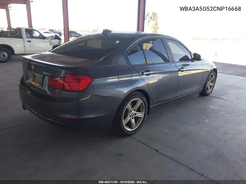 2012 BMW 3ER VIN WBA3A5G52CNP16668 — фото 4