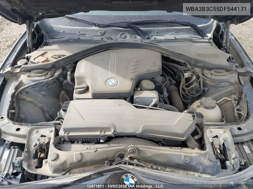 2013 BMW 3ER VIN WBA3B3C55DF544171 — фото 10