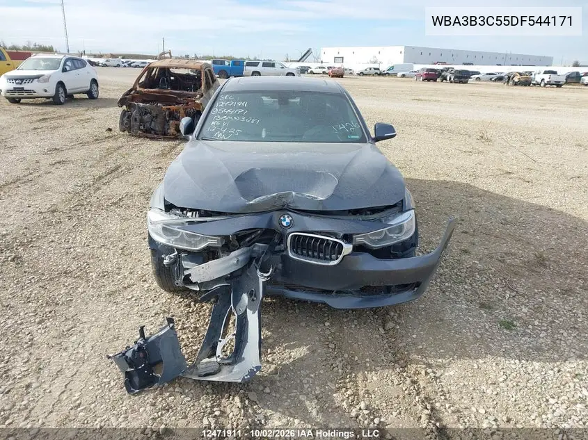 2013 BMW 3ER VIN WBA3B3C55DF544171 — фото 12