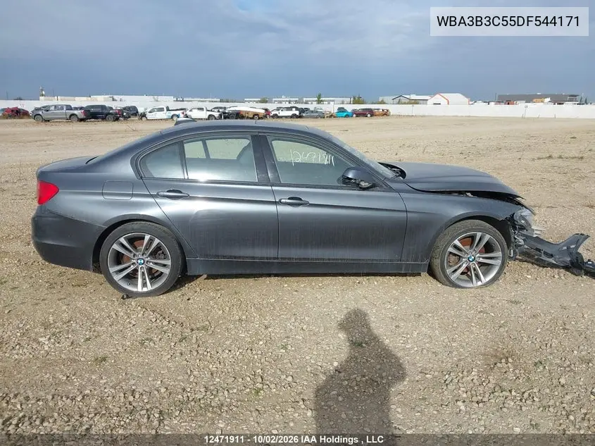 2013 BMW 3ER VIN WBA3B3C55DF544171 — фото 13