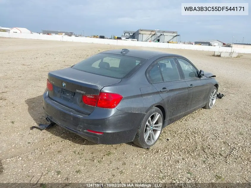 2013 BMW 3ER VIN WBA3B3C55DF544171 — фото 4