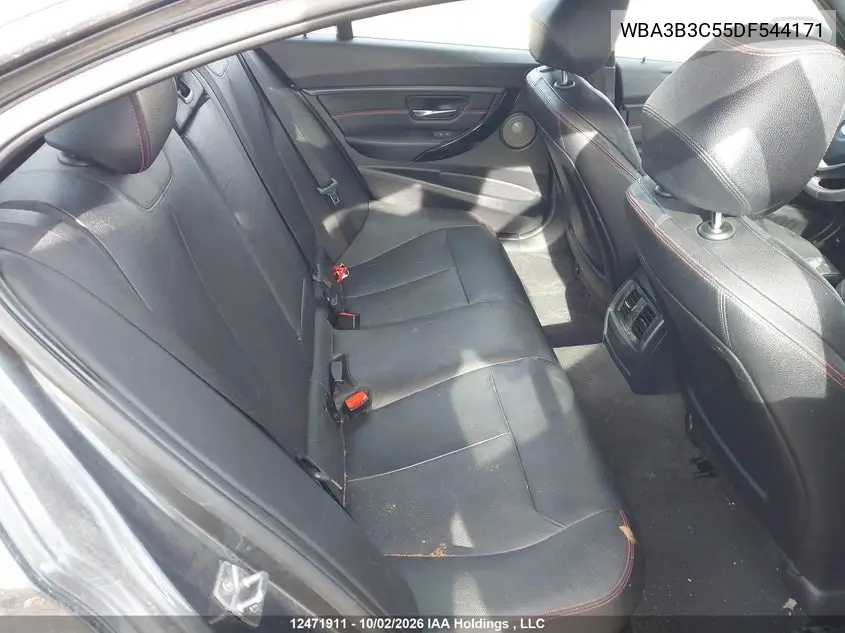 2013 BMW 3ER VIN WBA3B3C55DF544171 — фото 8