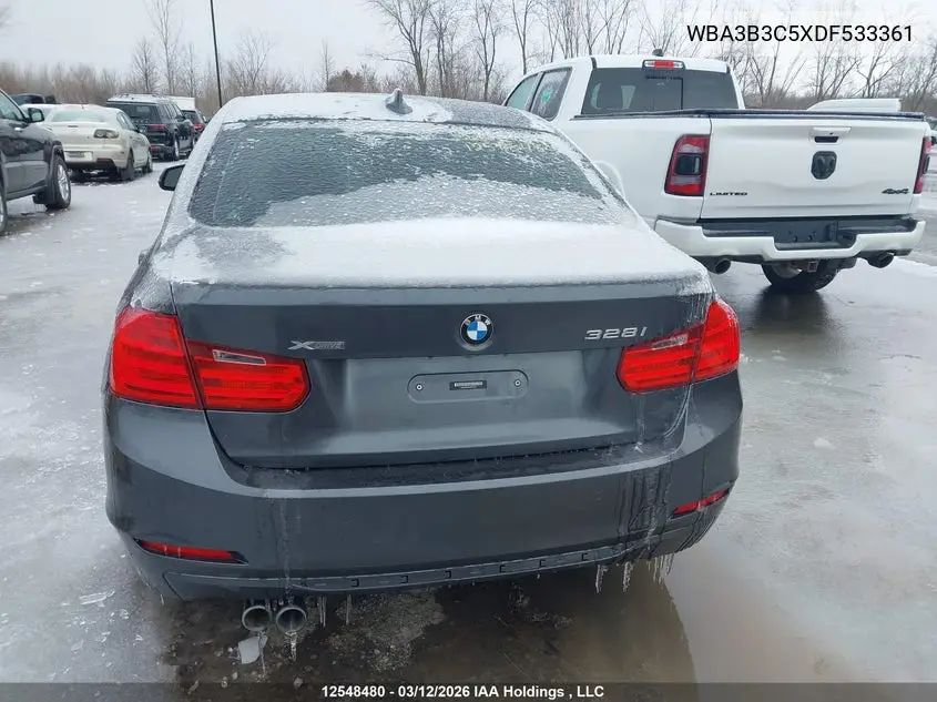 2013 BMW 3ER VIN WBA3B3C5XDF533361 — фото 16