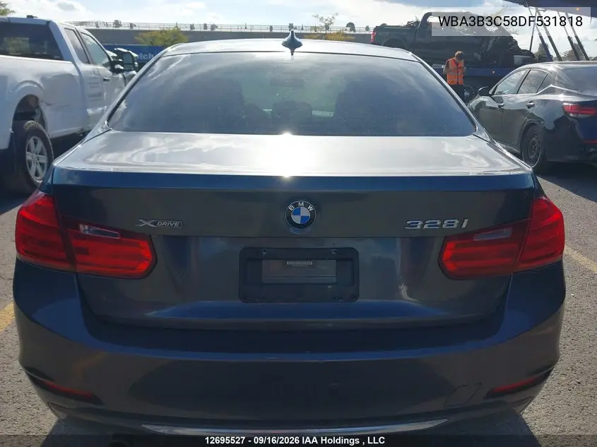2013 BMW 3ER VIN WBA3B3C58DF531818 — фото 15
