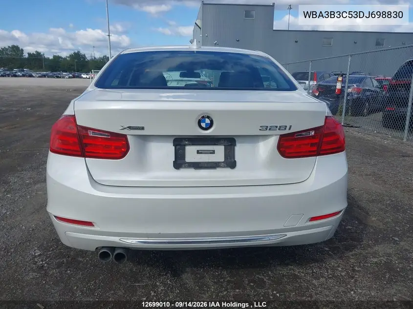 2013 BMW 3ER VIN WBA3B3C53DJ698830 — фото 17