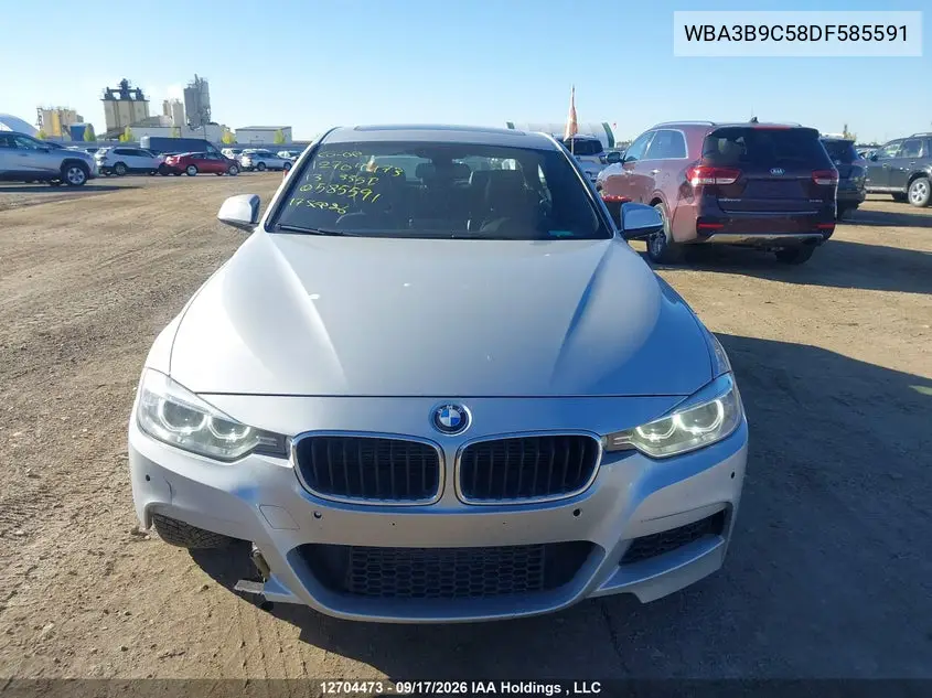 2013 BMW 3ER VIN WBA3B9C58DF585591 — фото 13