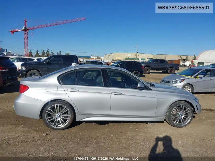 2013 BMW 3ER VIN WBA3B9C58DF585591 — фото 14