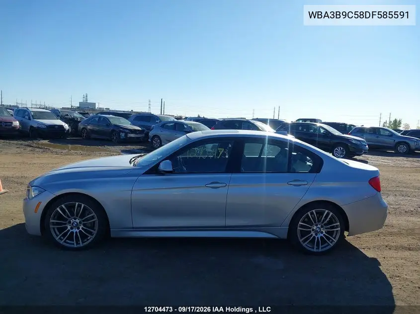 2013 BMW 3ER VIN WBA3B9C58DF585591 — фото 15