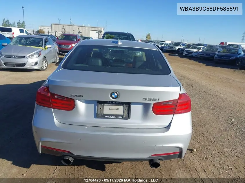2013 BMW 3ER VIN WBA3B9C58DF585591 — фото 17