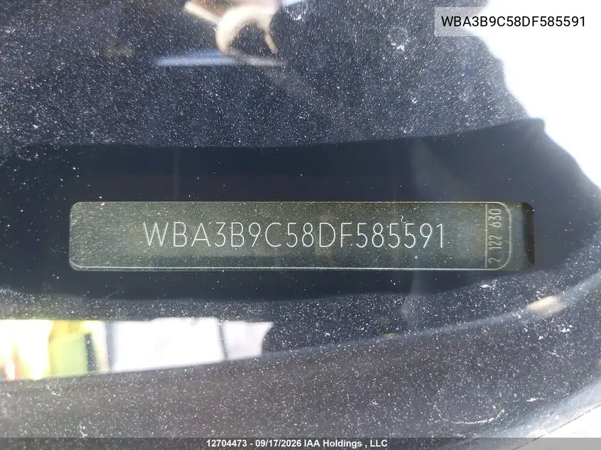 2013 BMW 3ER VIN WBA3B9C58DF585591 — фото 19