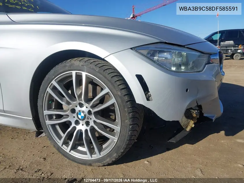 2013 BMW 3ER VIN WBA3B9C58DF585591 — фото 20