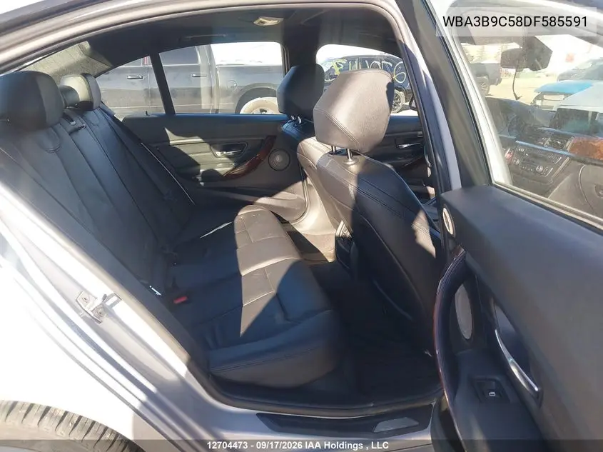 2013 BMW 3ER VIN WBA3B9C58DF585591 — фото 8