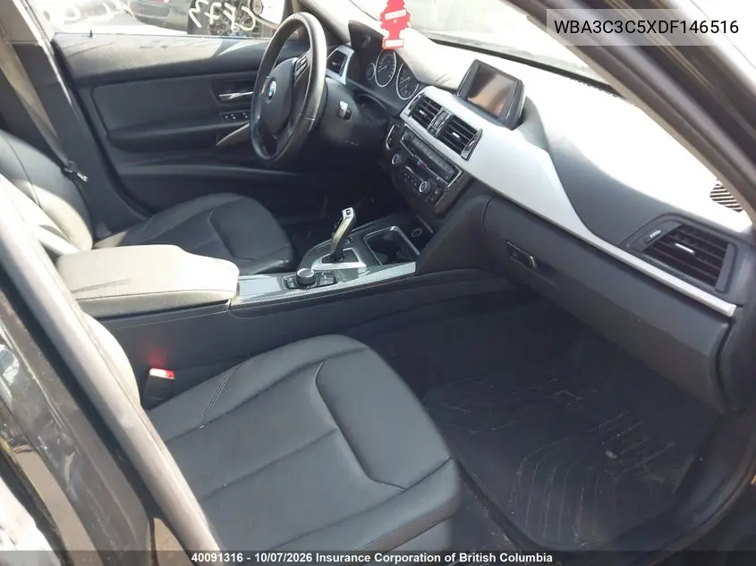 2013 BMW 3ER VIN WBA3C3C5XDF146516 — фото 5