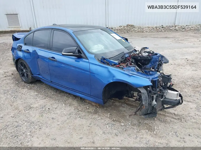 BMW 3ER 2013, VIN WBA3B3C55DF539164