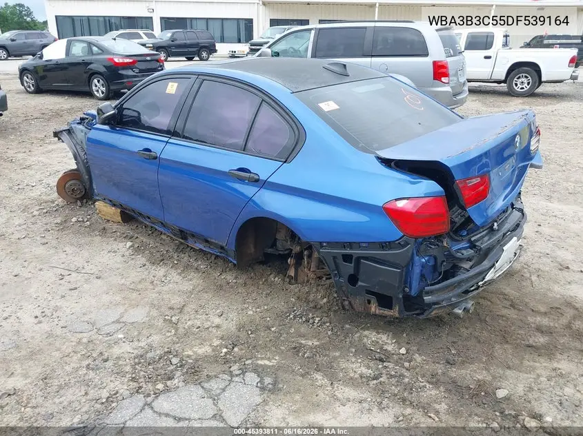 2013 BMW 3ER VIN WBA3B3C55DF539164 — фото 3