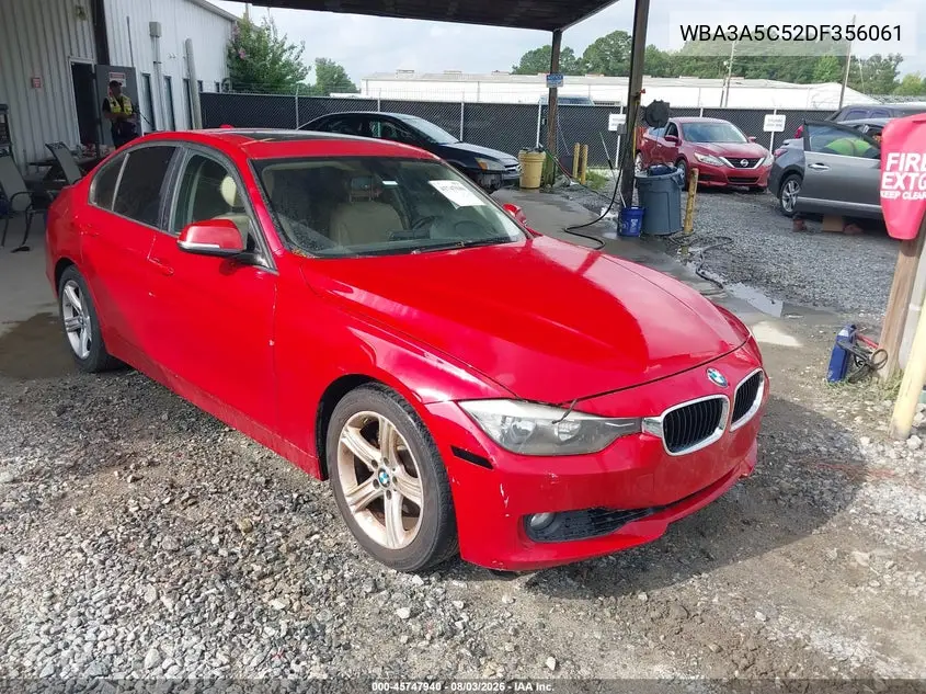 BMW 3ER 2013, VIN WBA3A5C52DF356061