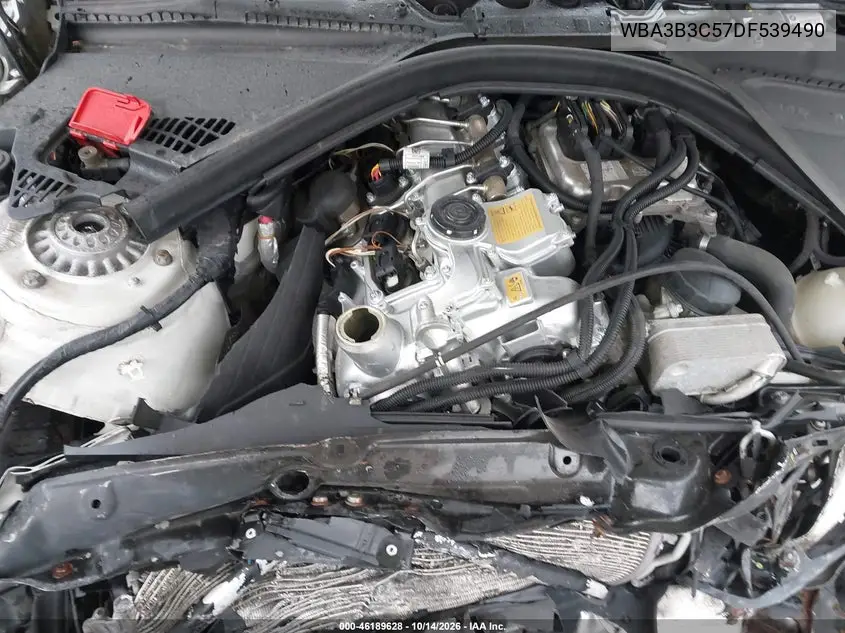 2013 BMW 3ER VIN WBA3B3C57DF539490 — фото 10