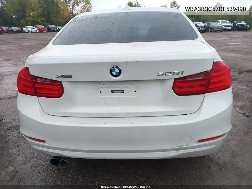 2013 BMW 3ER VIN WBA3B3C57DF539490 — фото 15