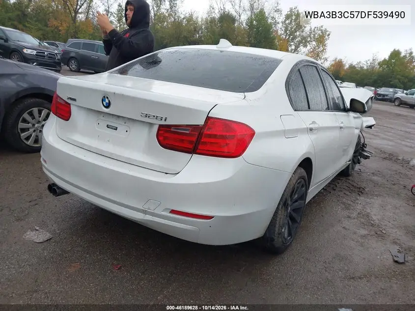 2013 BMW 3ER VIN WBA3B3C57DF539490 — фото 4