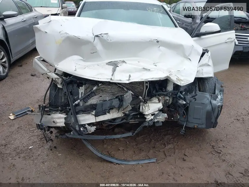 2013 BMW 3ER VIN WBA3B3C57DF539490 — фото 6