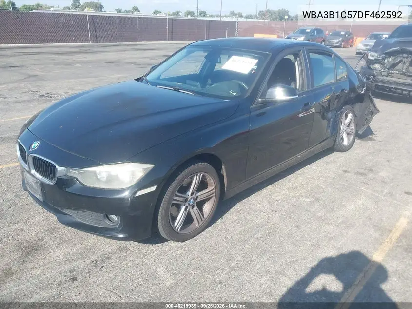 2013 BMW 3ER VIN WBA3B1C57DF462592 — фото 2