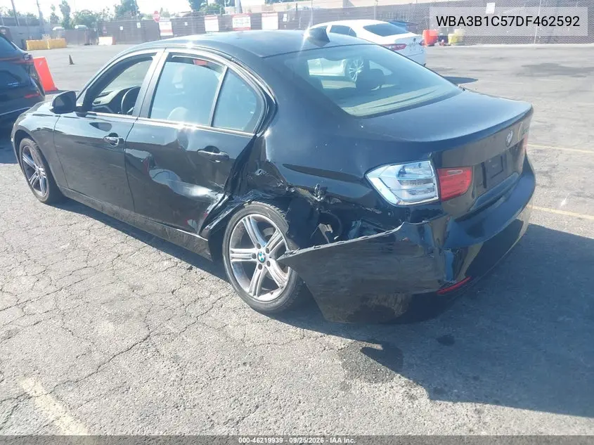 2013 BMW 3ER VIN WBA3B1C57DF462592 — фото 3