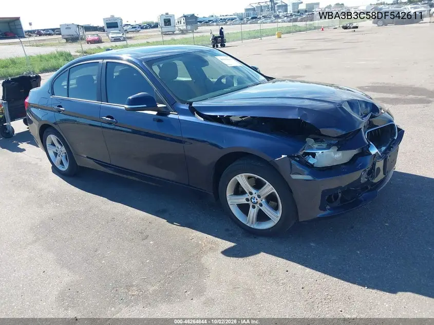 BMW 3ER 2013, VIN WBA3B3C58DF542611