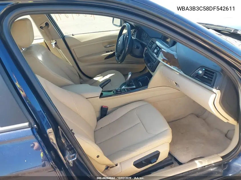 2013 BMW 3ER VIN WBA3B3C58DF542611 — фото 5